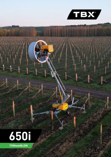 Tow and Blow  модел 650i Мобилна вентилаторна турбина против слана 